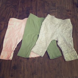 Bundle of 3 Baby Girl Leggings